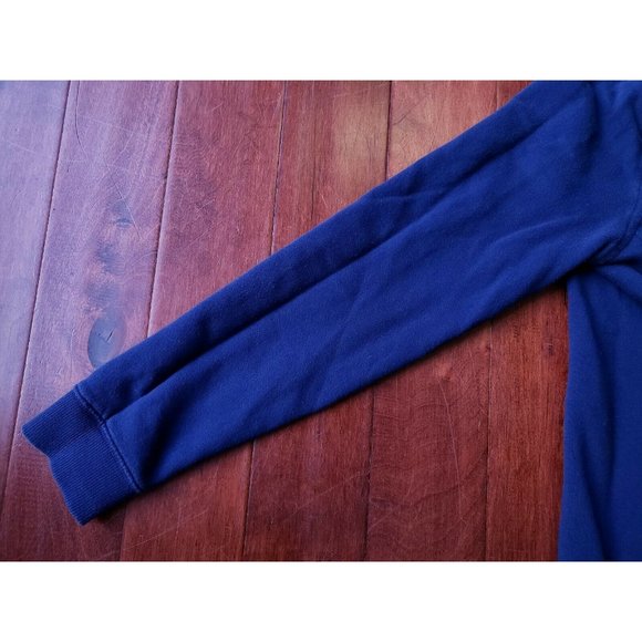 Vineyard Vines Womens Navy Blue & Stripe 1/4 Zip Pullover Shep Sweatshirt Small - Picture 2 of 12